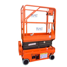 Portable Push Around Battery Powered Hydraulic Mini Scissor Lift